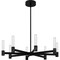 Quoizel Adler Chandelier 8 Lights Matte Black. PCADR5030MBK - alternate 2